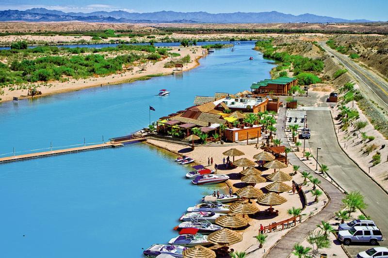 Pirate Cove Resort & Marina Needles Exterior foto